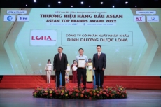 cong ty co phan xuat nhap khau dinh duong duoc loha da nhan danh hieu top 10  thuong hieu hang dau asean   asean top brands award 2022 