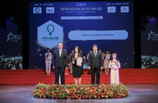 pte helper nhan giai thuong top 10 thuong hieu dan dau viet nam 2022