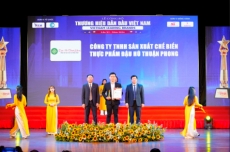 cong ty tnhh san xuat che bien thuc pham dau hu thuan phong dat danh top 10   thuong hieu dau hu dan dau viet nam