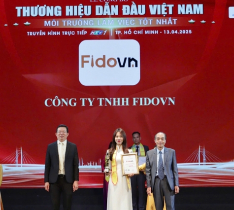 fidovn vinh d  nh  n c      p gi   i th   ng  top 10 th   ng hi u d  n     u v  m  i tr   ng l m vi c t t nh   t 2025