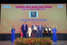 golden life academy vinh d  nh  n gi   i th    ng top 10    th   ng hi u gi  o d c v       o t  o h  ng     u asean 2025