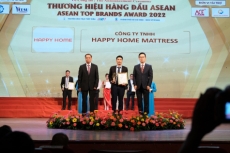 cong ty tnhh happy home mattress vinh du duoc vinh danh top 10  thuong hieu hang dau asean 2022   asean top brands 2022 