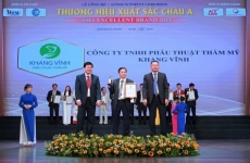 cong ty tnhh phau thuat tham my khang vinh da vinh du don nhan giai thuong top 10 thuong hieu xuat sac chau a  asia excellent brands 2023