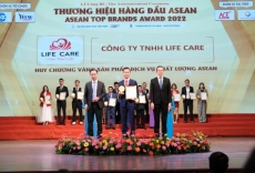 cong ty tnhh life care vinh du nhan giai thuong   huy chuong vang    san pham dich vu chat luong asean 2022 