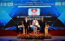 he thong thiet bi tham my y khoa thien phuc da vinh du dat danh hieu  thuong hieu uy tin san pham chat luong dich vu tin dung nam 2022 